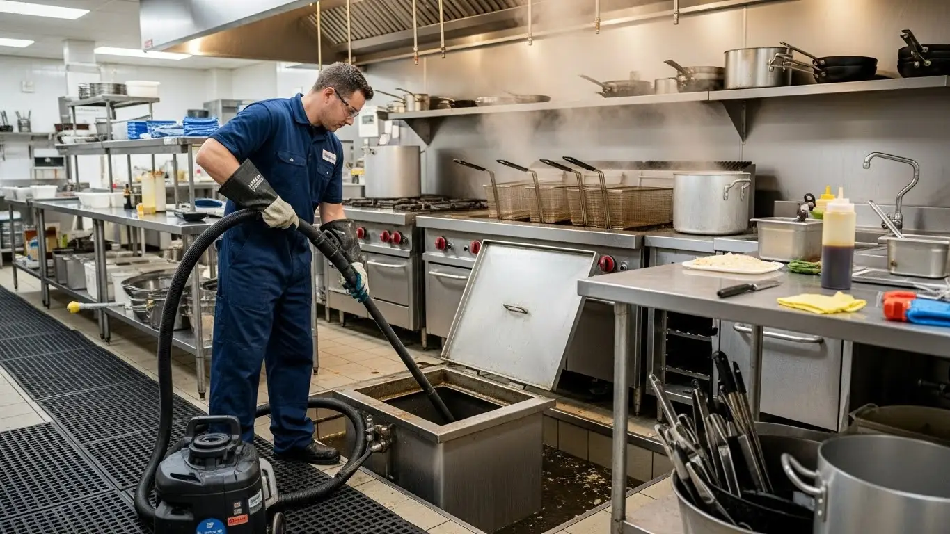 commercial kitchen grease trap service provider