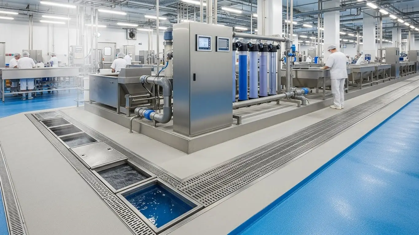 hygiene drainage systems for industrial use