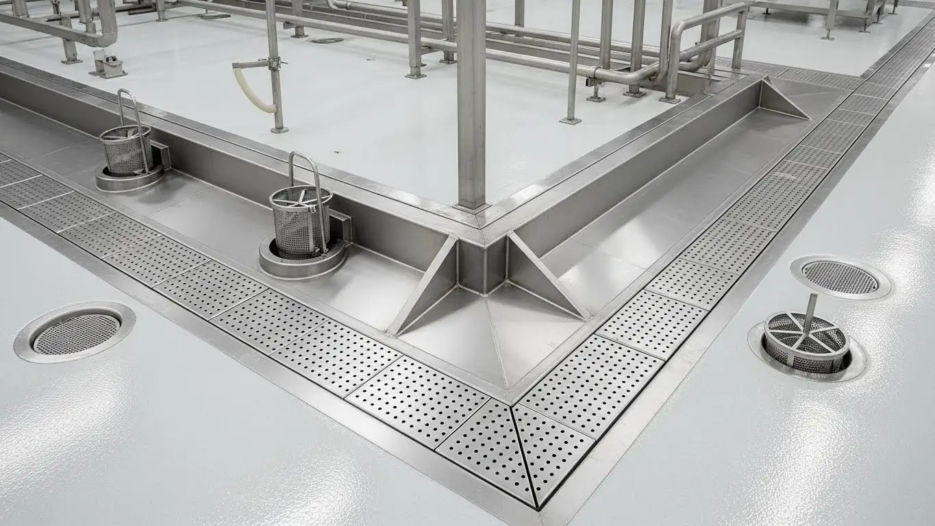 hygiene drainage systems for industrial use