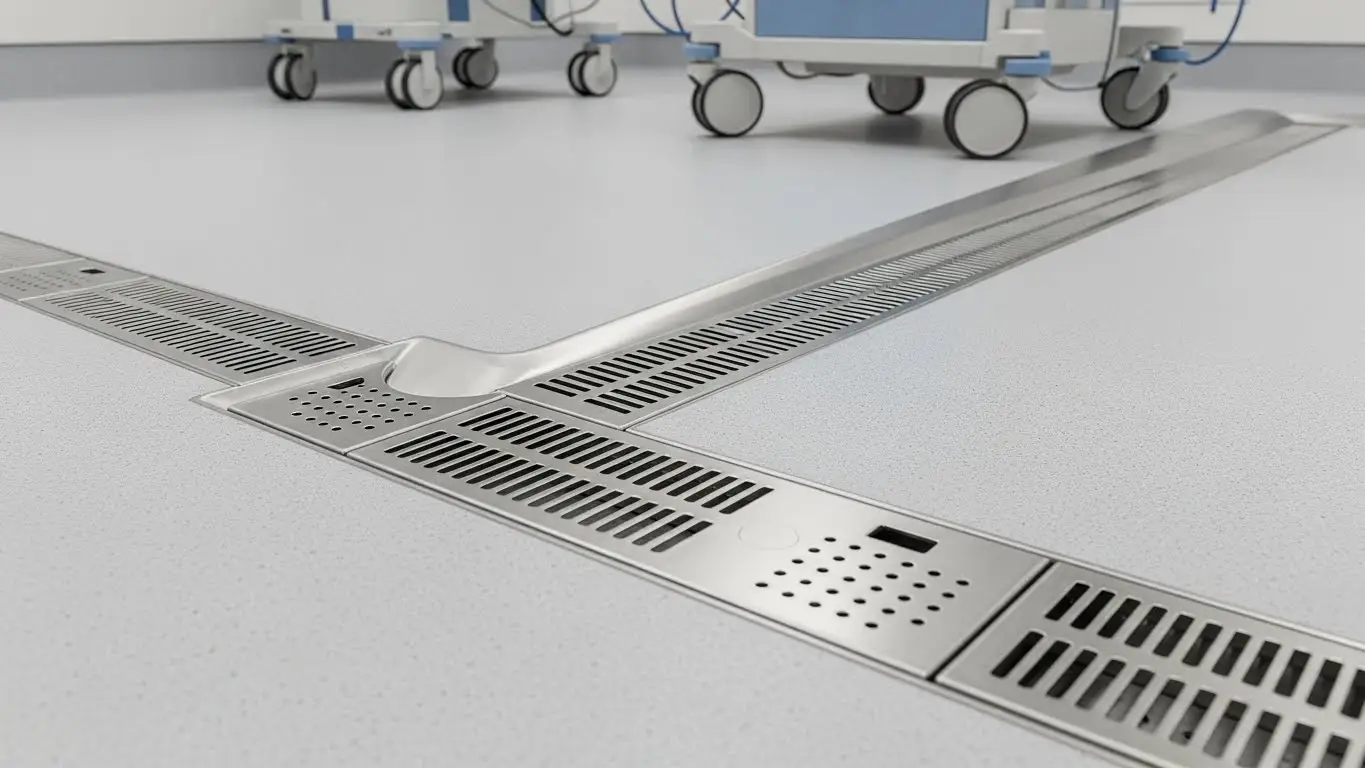 hygienic drainage for hospitals