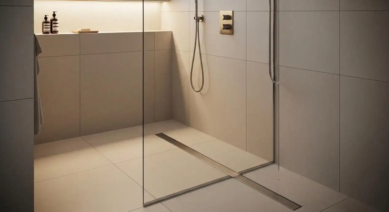 Linear Drain Shower System