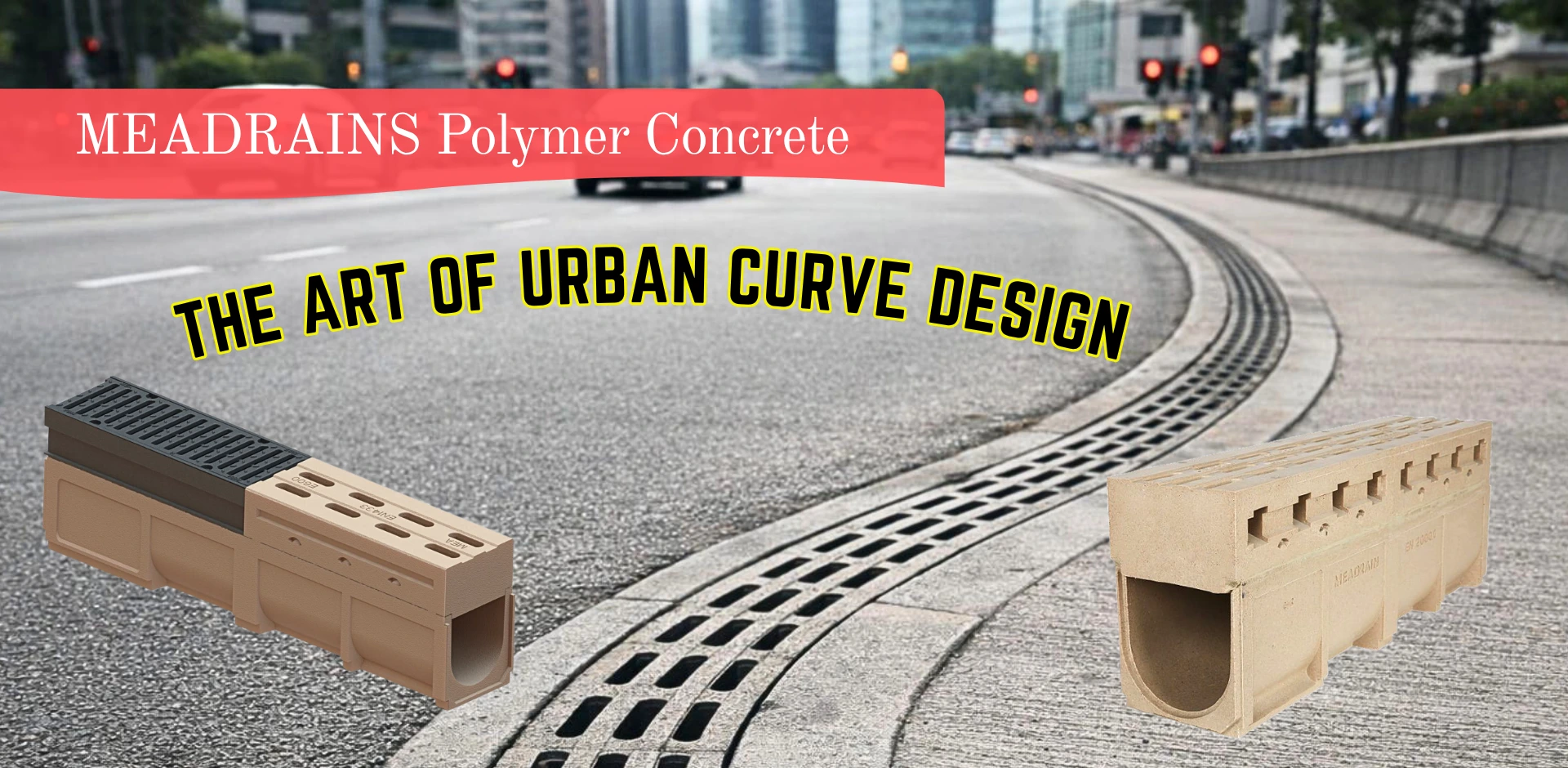 MEA Polymer Concrete Drainage Curved Design