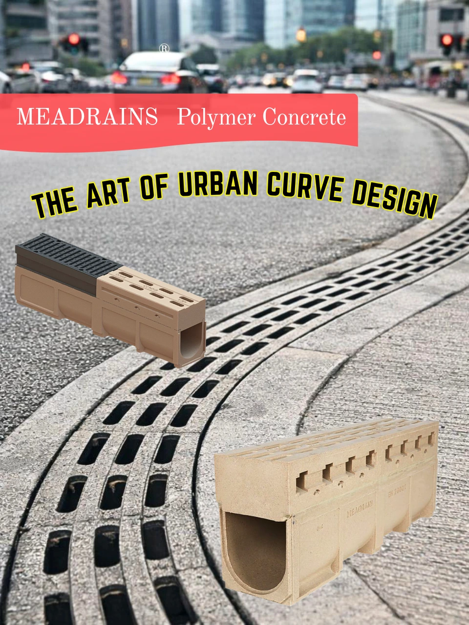 MEA Polymer Concrete Drainage Curved Design