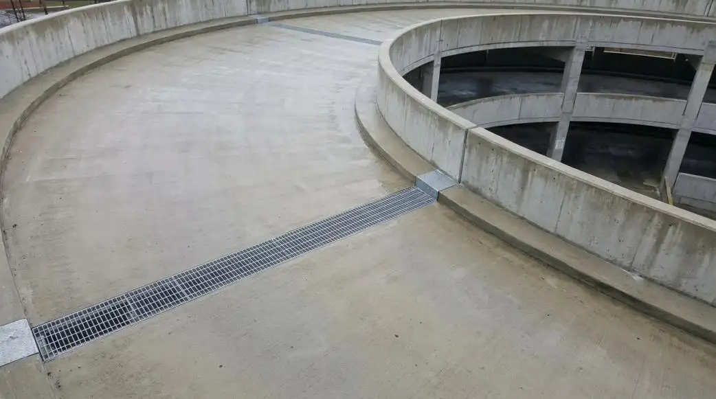 Parking Structure Stormwater Drainage Installation