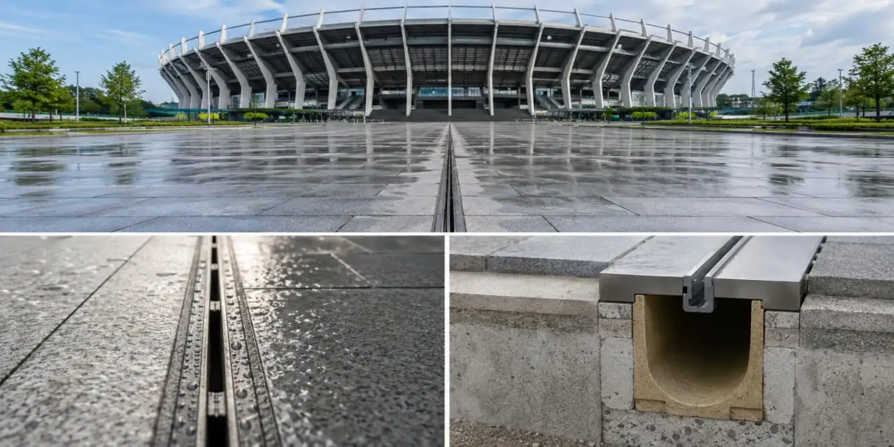 MEA Top Slot Drainage Series for Sport Stadium